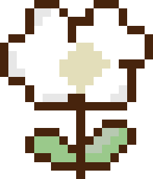 white flower emoji
